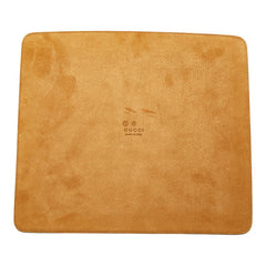 グッチ グッチシマ GG ロゴ マウスパッド パソコン PC小物 インテリア 雑貨 グレー レザー レディース GUCCI 【中古】