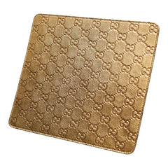 グッチ グッチシマ GG ロゴ マウスパッド パソコン PC小物 インテリア 雑貨 ゴールド レザー レディース GUCCI 【中古】