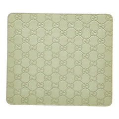 グッチ グッチシマ GG ロゴ マウスパッド パソコン PC小物 インテリア 雑貨 グリーン レザー レディース GUCCI 【中古】
