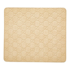 グッチ グッチシマ GG ロゴ マウスパッド パソコン PC小物 インテリア 雑貨 ベージュ レザー レディース GUCCI 【中古】