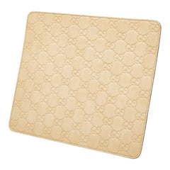グッチ グッチシマ GG ロゴ マウスパッド パソコン PC小物 インテリア 雑貨 ベージュ レザー レディース GUCCI 【中古】