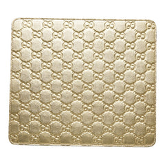 グッチ グッチシマ GG ロゴ マウスパッド パソコン PC小物 インテリア 雑貨 ゴールド レザー レディース GUCCI 【中古】