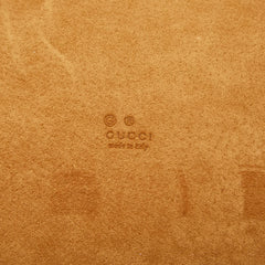 グッチ グッチシマ GG ロゴ マウスパッド パソコン PC小物 インテリア 雑貨 ブラウン レザー レディース GUCCI 【中古】