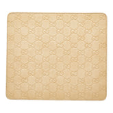 グッチ グッチシマ GG ロゴ マウスパッド パソコン PC小物 インテリア 雑貨 ベージュ レザー レディース GUCCI 【中古】