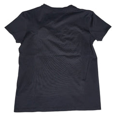 モンクレール 半袖 Tシャツ サイズL ブラック コットン ビジュー レディース MONCLER 【中古】