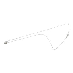 K14WG ホワイトゴールド ダイヤ0.10ct ペンダント ネックレス レディース 【中古】