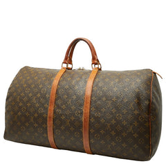 ルイ ヴィトン モノグラム キーポル50 旧型 ボストンバッグ M41426 ブラウン PVC レザー レディース LOUIS VUITTON 【中古】