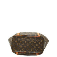 ルイ ヴィトン モノグラム サックショッピング トートバッグ ショルダーバッグ M51108 ブラウン PVC レザー レディース LOUIS VUITTON 【中古】