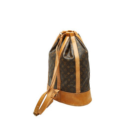 ルイ ヴィトン モノグラム ランドネGM ショルダーバッグ M42244 ブラウン PVC レザー レディース LOUIS VUITTON 【中古】
