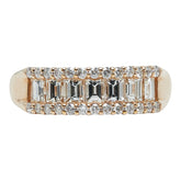 K18PG ピンクゴールド ダイヤ1.15ct リング 指輪 レディース 12号 【中古】