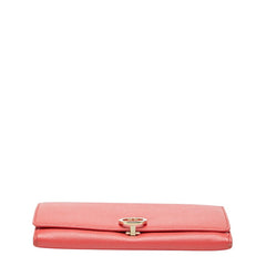 ブルガリ ブルガリブルガリ 長財布 ピンク レザー レディース BVLGARI 【中古】