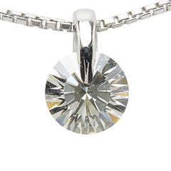 Pt900 プラチナ Pt850 プラチナ ダイヤ1.06ct ペンダント ネックレス レディース 【中古】