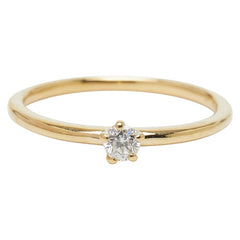 K18YG イエローゴールド ダイヤ0.093ct festaria bijou SOPHIA Le Petit Prince(星の王子様) リング 指輪 レディース 6.5号 【中古】