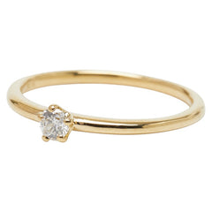 K18YG イエローゴールド ダイヤ0.093ct festaria bijou SOPHIA Le Petit Prince(星の王子様) リング 指輪 レディース 6.5号 【中古】