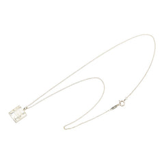 ティファニー ノーツ スクエア ロゴプレート ネックレス SV925 シルバー レディース TIFFANY&Co. 【中古】