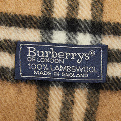 バーバリー ノバチェック マフラー ブラウン カシミヤ レディース BURBERRY 【中古】