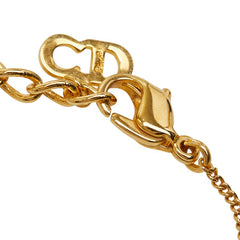 ディオール ロゴ ブレスレット ゴールド メッキ レディース Dior 【中古】