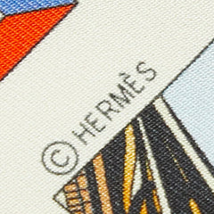 エルメス ツイリー Springs Springs スプリング スプリング スカーフ マルチカラー シルク レディース HERMES 【中古】