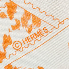 エルメス ツイリー LE PHILATELISTE DU FAUBOURG フォーブルの切手愛好家 スカーフ マルチカラー シルク レディース HERMES 【中古】