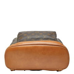 ルイ ヴィトン モノグラム モンスリGM リュック バックパック M51135 ブラウン PVC レザー レディース LOUIS VUITTON 【中古】