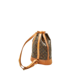 ルイ ヴィトン モノグラム ランドネPM ショルダーバッグ ボディバッグ M42243 ブラウン PVC レザー レディース LOUIS VUITTON 【中古】