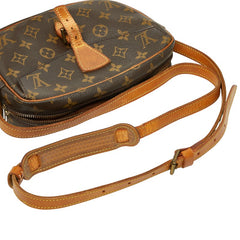 ルイ ヴィトン モノグラム ジュヌフィーユMM 斜め掛け ショルダーバッグ M51226 ブラウン PVC レザー レディース LOUIS VUITTON 【中古】