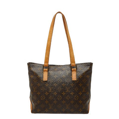 ルイ ヴィトン モノグラム カバピアノ トートバッグ ショルダーバッグ M51148 ブラウン PVC レザー レディース LOUIS VUITTON 中古