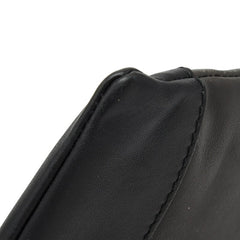 バレンシアガ ネイビークリップM クラッチバッグ セカンドバッグ 373834 ブラック レザー メンズ BALENCIAGA 【中古】