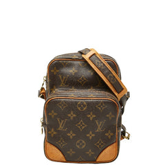 ルイ ヴィトン モノグラム アマゾン 斜め掛け ショルダーバッグ M45236 ブラウン PVC レザー レディース LOUIS VUITTON 【中古】