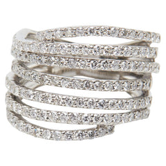 Pt900 プラチナ ダイヤ1.00ct リング 指輪 レディース 8.5号 【中古】