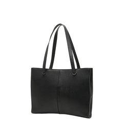 シャネル ロゴチャーム トートバッグ ショルダーバッグ ブラック キャビアスキン レディース CHANEL 【中古】