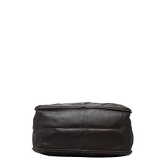 ボッテガヴェネタ イントレチャート トートバッグ ブラウン レザー レディース BOTTEGAVENETA 【中古】