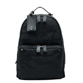 ヴァレンティノ ロックスタッズ カモ柄 リュック バックパック ブラック ナイロン メンズ VALENTINO 【中古】