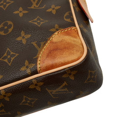 ルイ ヴィトン モノグラム ポルトドキュマン ヴォワヤージュ ビジネスバッグ M53361 ブラウン PVC レザー メンズ LOUIS VUITTON 【中古】