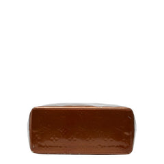 ルイ ヴィトン モノグラム ヴェルニ リードPM ハンドバッグ M91146 ブロンズ ブラウン パテントレザー レディース LOUIS VUITTON 【中古】
