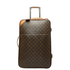 ルイ ヴィトン モノグラム ペガス55 キャリーバッグ スーツケース M23294 ブラウン PVC レザー レディース LOUIS VUITTON 【中古】