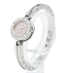ブルガリ ビーゼロワン 腕時計 バングルウォッチ BZ22S クオーツ ピンク文字盤 ステンレススチール レディース BVLGARI 【中古】