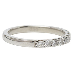 スタージュエリー Pt950 プラチナ ダイヤ0.30ct ブルートパーズ0.01ct リング 指輪 レディース STAR JEWELRY 4号 【中古】