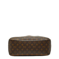 ルイ ヴィトン モノグラム ドーヴィル ハンドバッグ M47270 ブラウン PVC レザー レディース LOUIS VUITTON 【中古】