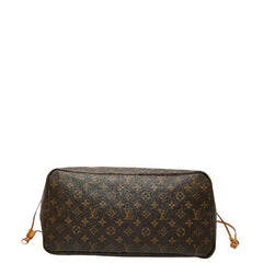 ルイ ヴィトン モノグラム ネヴァーフルGM トートバッグ ショルダーバッグ M40157 ブラウン PVC レザー レディース LOUIS VUITTON 【中古】