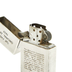 ジッポ 1932 ファースト レプリカ オイルライター 火花あり 着火未確認 シルバー 真鍮 メンズ ZIPPO 【中古】