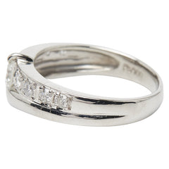 Pt900 プラチナ ダイヤ0.50ct リング 指輪 レディース 11号 【中古】
