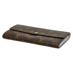 ルイ ヴィトン モノグラム フルリ ポルトフォイユ サラ 長財布 M60232 ローズ PVC レディース LOUIS VUITTON 中古
