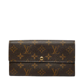 ルイ ヴィトン モノグラム フルリ ポルトフォイユ サラ 長財布 M60232 ローズ PVC レディース LOUIS VUITTON 中古