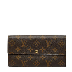 ルイ ヴィトン モノグラム フルリ ポルトフォイユ サラ 長財布 M60232 ローズ PVC レディース LOUIS VUITTON 中古