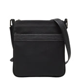 ロエベ リピート アナグラム ショルダーバッグ ブラック PVC レザー レディース LOEWE 中古
