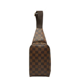 ルイ ヴィトン ダミエ ジェロニモス ボディバッグ ウエストバッグ M51994 ブラウン PVC レザー レディース LOUIS VUITTON 【中古】
