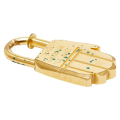 エルメス ハンド モチーフ 2002年限定 ANNEE DE LA MAIN カデナ ゴールド メッキ レディース HERMES 【中古】