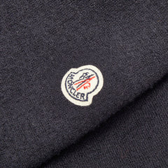 モンクレール MAGLIA CARDIGAN ダウンジャケット ニット サイズ:XL ネイビー ウール ナイロン ダウン メンズ MONCLER 【中古】