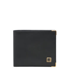 ダンヒル ロゴ 二つ折り財布 ブラック レザー レディース Dunhill 【中古】